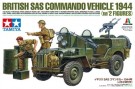 SAS CAR 1944 WITH FIGURES 1/35 Militærbil Skala Byggesett thumbnail