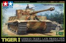 GERMAN TIGER I LATE PRODUCTION Tanks Skala Byggesett thumbnail