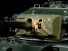 7,92 mm Besa maskingevær eksplodert akkompagnert av lyder og blinking fra en oransje LED installert i spissen som viser munningsblits thumbnail