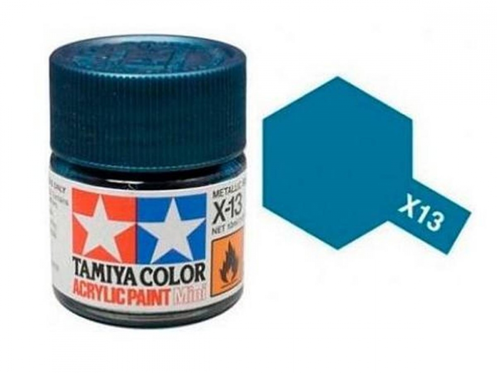 X-13 Metallic Blue Mini 10ml Tamiya Akrylmaling
