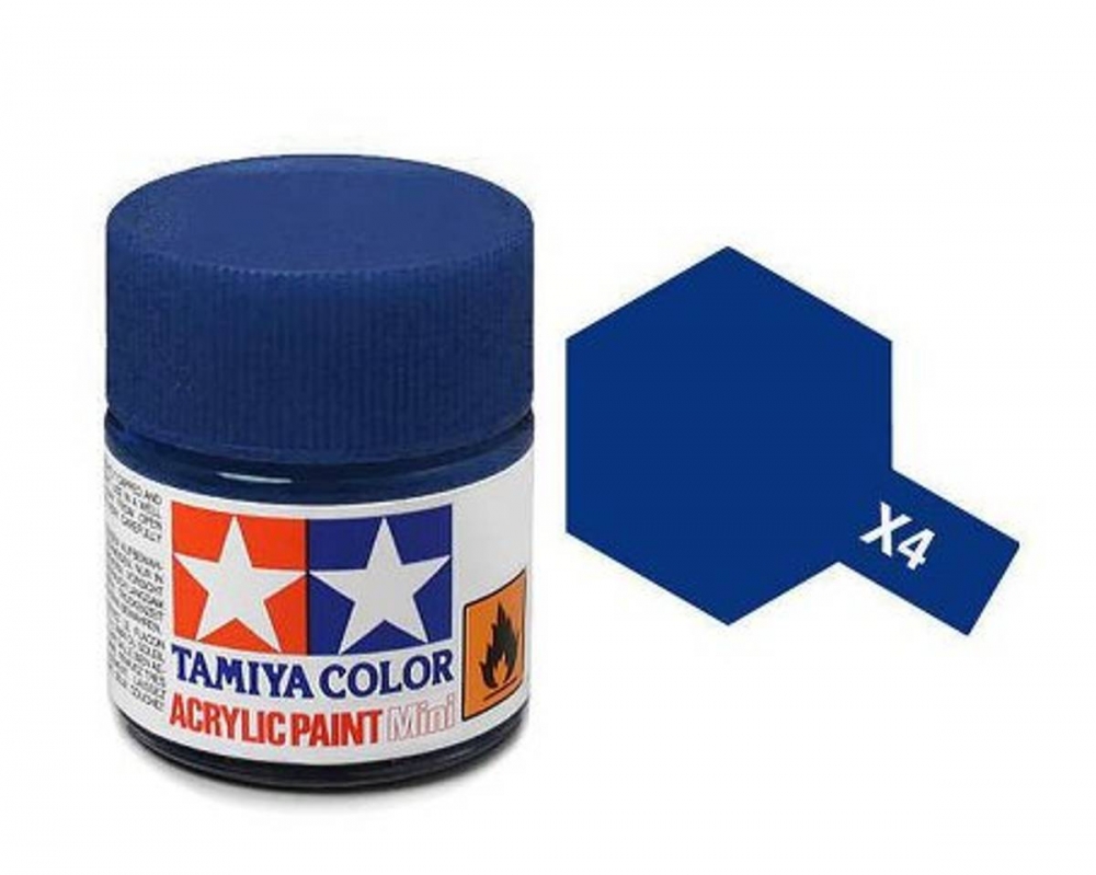 X-4 Blue Mini 10ml Tamiya Akrylmaling