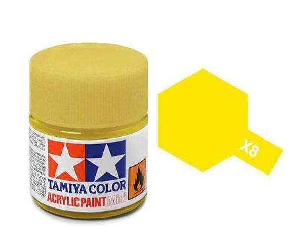 X-8 Lemon Yellow Mini 10ml Tamiya Akrylmaling