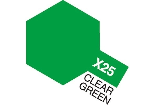 X-25 Clear Green Blank