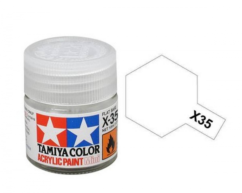 X-35 Clear Semi Gloss Mini 10ml Tamiya Akrylmaling