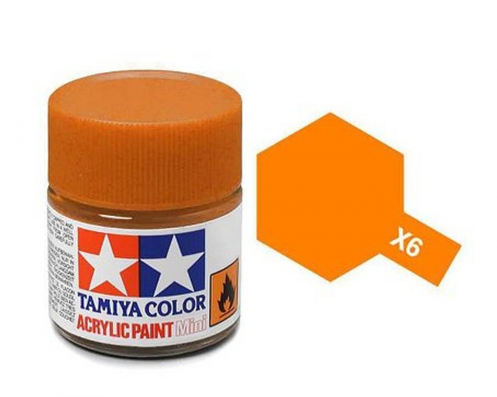 X-6 Orange Mini 10ml Tamiya Akrylmaling