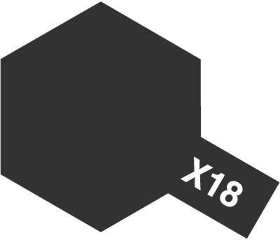 X-18 Semi-Gloss Black