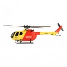 TWISTER BO-105 SCALE HELI W.COPILOT-6AX ALT HOLD GYRO RED-YE Radiostyrt Helikopter thumbnail